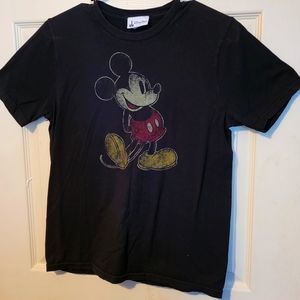 Ladies Black Mickey Mouse T-shirt